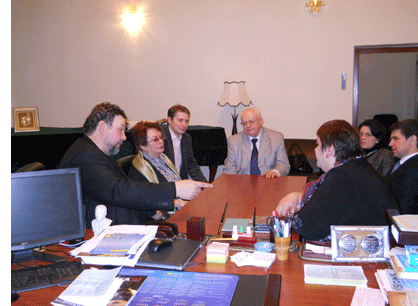 Члени української делегації під час зустрічі у Спілці композиторів Азербайджану.
